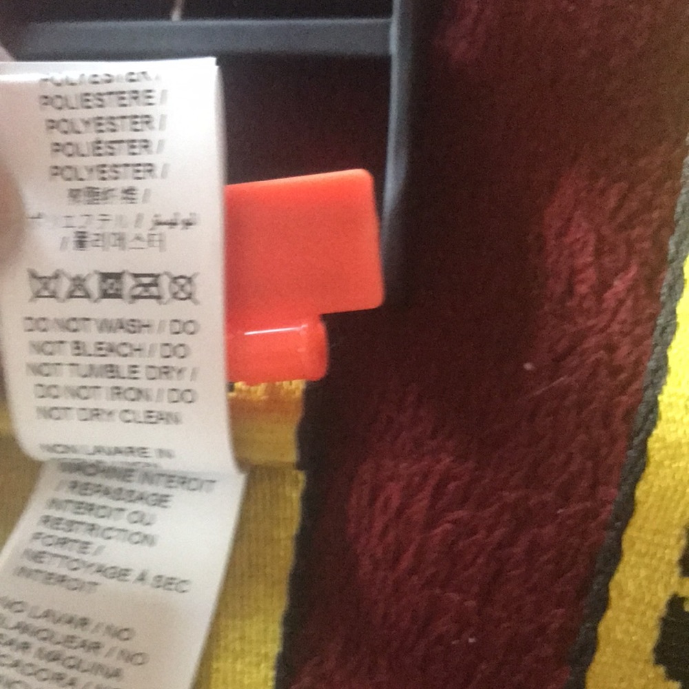 🎉HP🎉 Off-White Industrial Belt Yellow Black NWT - Picture 8 of 13